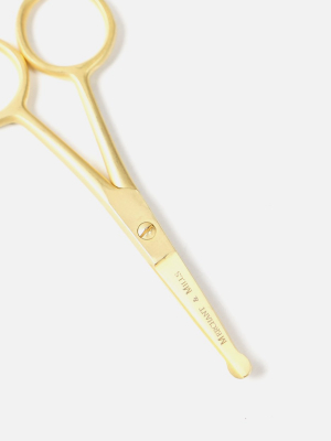 Short Blade Safety Gold Scissor