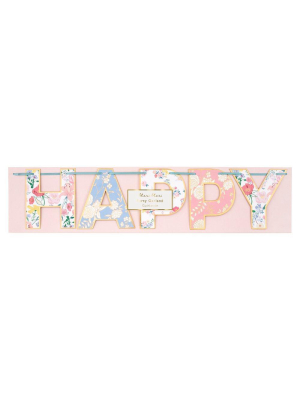 Meri Meri English Garden Birthday Garland