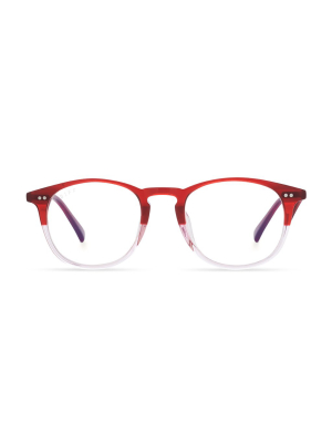 Jaxson - Rosewood Ombre + Blue Light Technology Glasses