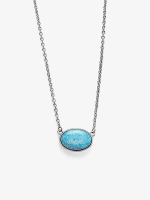 Opal Pendant Necklace