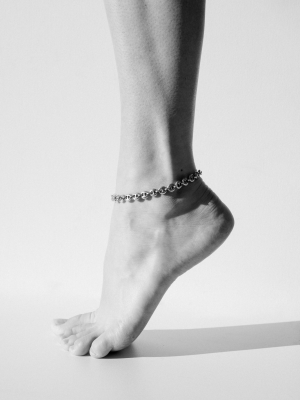 Small Circle Link Anklet