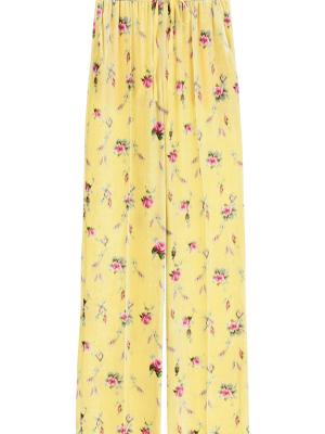 Redvalentino Sweet Roses Printed Pants