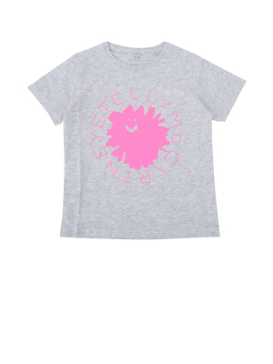 Stella Mccartney Kids Logo Print Crewneck T-shirt