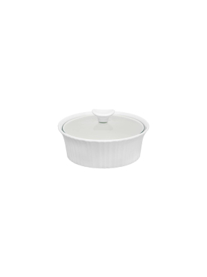 Corningware 1.5qt Casserole With Glass Cover White