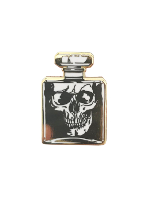 Perfume Skull Pin