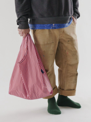 Standard Baggu - Cerise Stripe