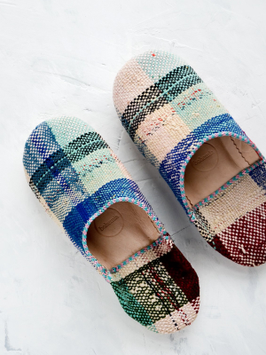 Moroccan Boujad Fabric Slippers