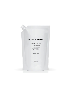 Clean Luxury Body Crème (environmentally-conscious Liter Refill) - Alpine Vert