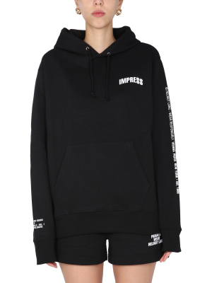 Helmut Lang Impress Drawstring Hoodie