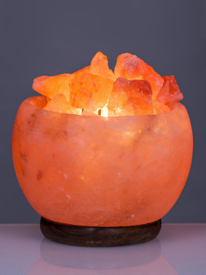 Himalayan Salt Bowl Lamp