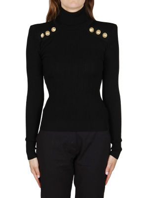 Balmain Roll-neck Knit Jumper