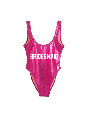 Bridesmaid [metallic Swimsuit]