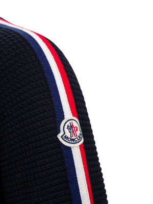 Moncler Side-striped Logo Patched Jumper