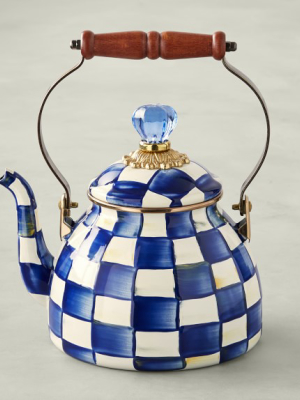 Mackenzie-childs Royal Check Tea Kettle