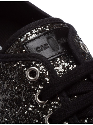 Car Shoe Glittered Low-top Sneakers