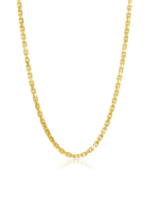 14kt Yellow Gold Chain Link Parker Necklace