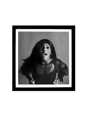 Tina Turner In Black And White Print