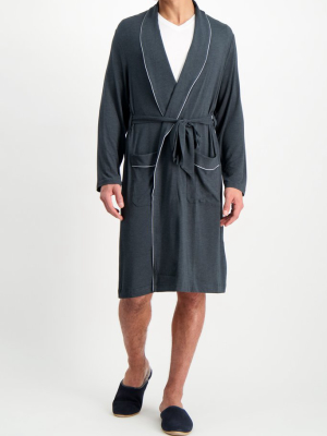 Marlowe 1 Men's Jersey Robe Anthracite