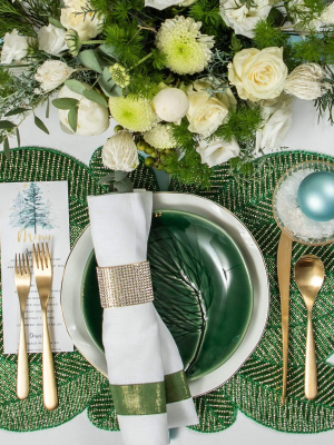 Nomi K Peacock Placemat - Green