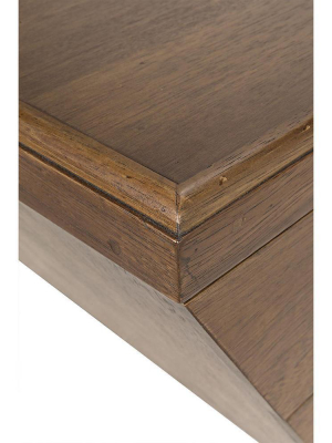 Noir Tetramo Dark Walnut Desk