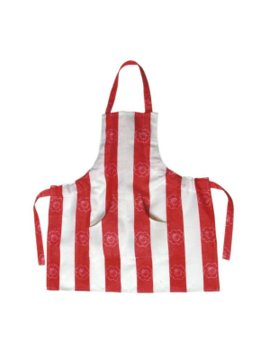 Red Striped Apron