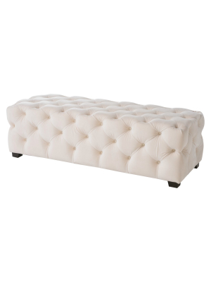 Piper Tufted Rectangular Ottoman Bench - Christopher Knight Home