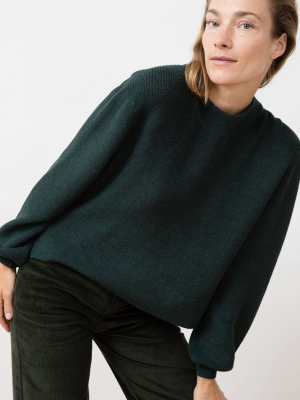 Knit Sweater Helo - Forrest Green