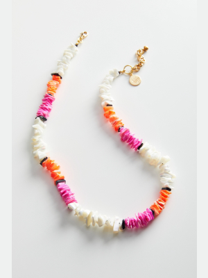 Venessa Arizaga Beautiful Summer Puka Shell Necklace