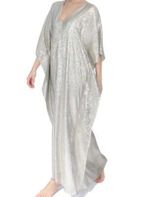 Metallic Lamé Boubou Caftan