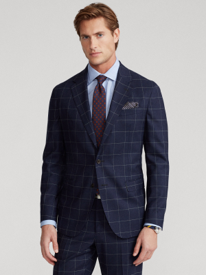 Polo Soft Checked Stretch Suit Jacket