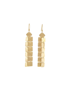 Athena Earrings, Gold