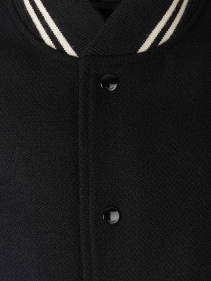 Saint Laurent Teddy Varsity Jacket