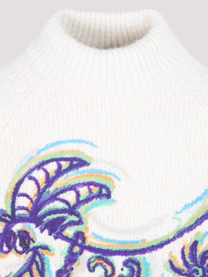 Dior Homme X Kenny Scharf Goat Embroidered Sweater