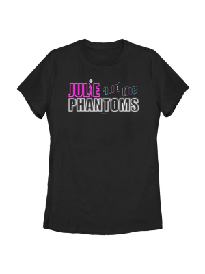 Women's Julie And The Phantoms Light Up Logo T-shirt