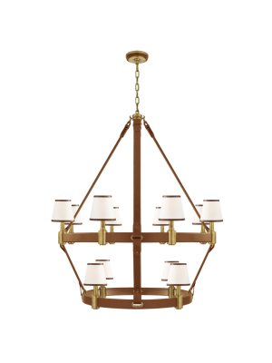 Riley Large Two Tier Chandelier