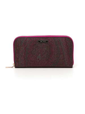 Etro Paisley Zip-around Wallet