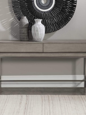 Kamala Gray Oak Console Table