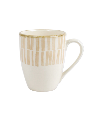 Vietri Viva Earth Bamboo Mug - Beige