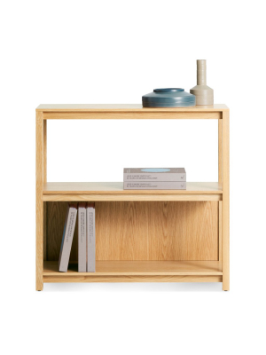 Open Plan Small Low Bookcase