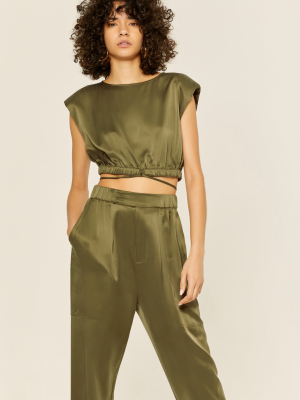 Rey Top - Khaki Green