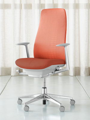 Haworth ® Wine Fern ™ High Back Desk Chair