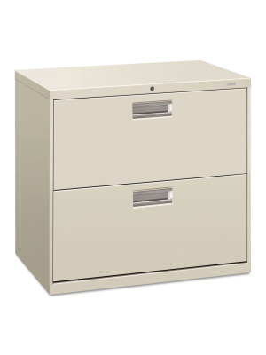 Hon 600 Series Two-drawer Lateral File 30w X 18d Light Gray 672lq