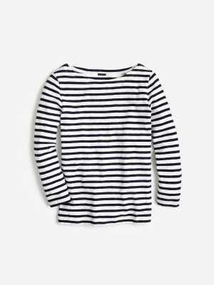 Striped Boatneck T-shirt