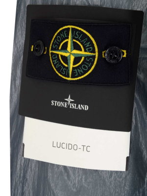 Stone Island Logo Badge Trench Coat