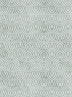 Herringbone Wallpaper In Sea Spray By Bethany Linz For Milton & King