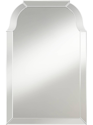 Possini Euro Design Possini Euro Mayden 23 1/2" X 36" Arch Top Wall Mirror