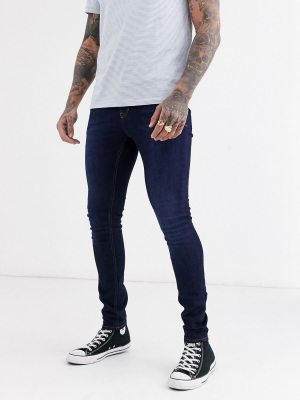 New Look Skinny Jeans In Mid Blue Wash