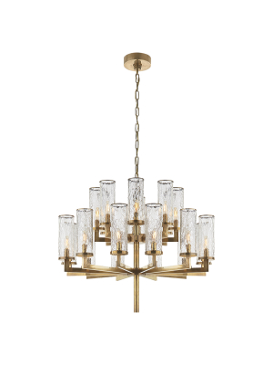 Liaison Double Tier Chandelier In Various Colors