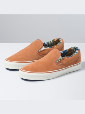 Suede Sherpa Classic Slip-on