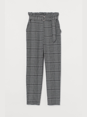 Belted Ankle-length Pants